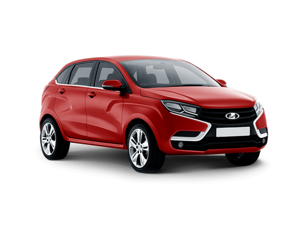Lada XRay Цвет: Красный Огненно-красный